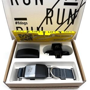 Fi SERIES 2 GPS TRACKER SMART DOG COLLAR SIZE SMALL GRAY CHARGING BASE BOX